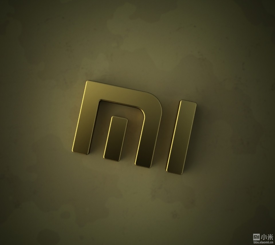 原创小米Logo简约壁纸第2弹!金银控、透明控