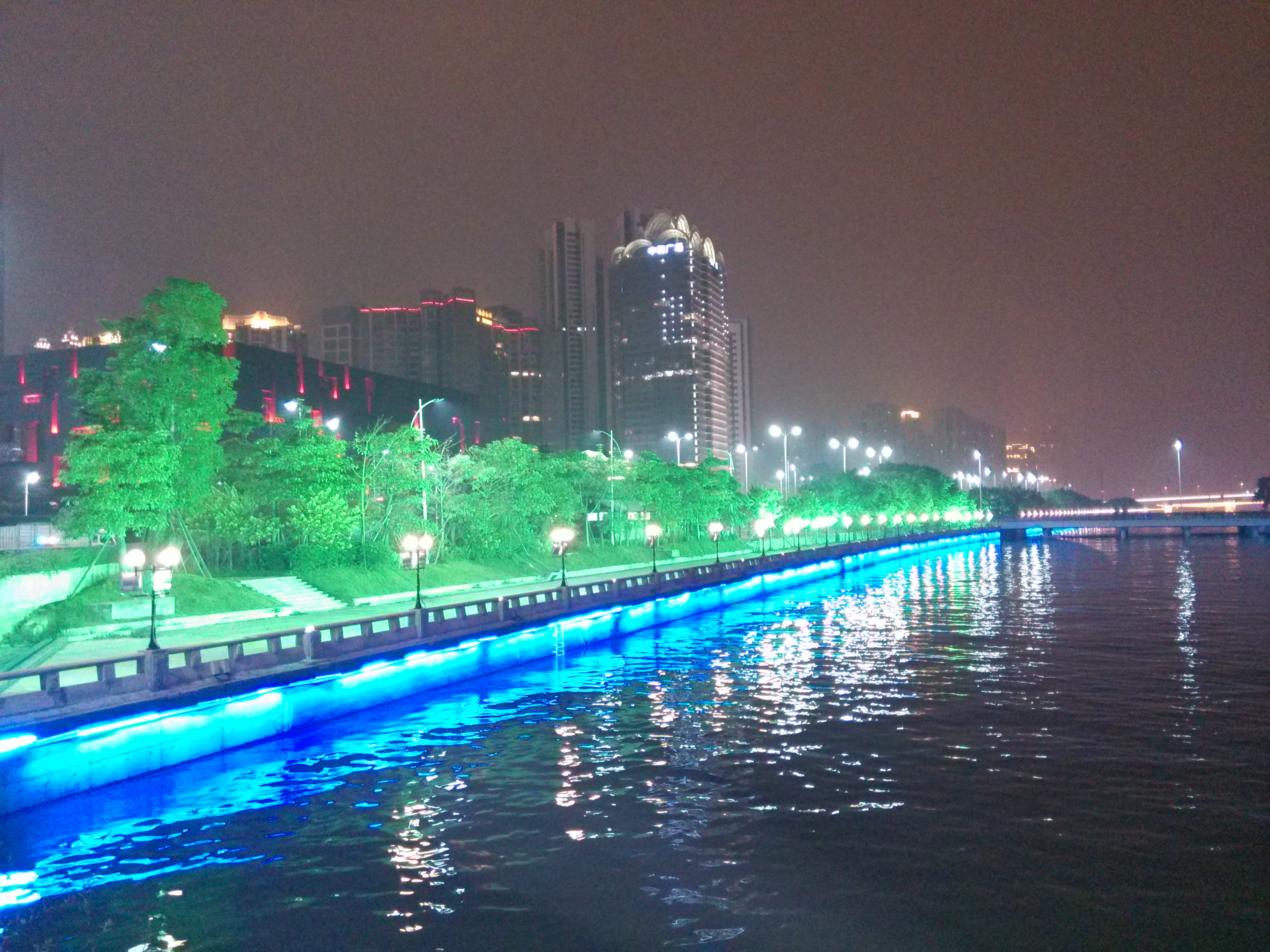 【广州夜景海心沙广州塔】用小米手机2拍摄