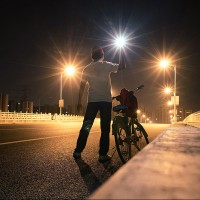 小米8手动模式夜景