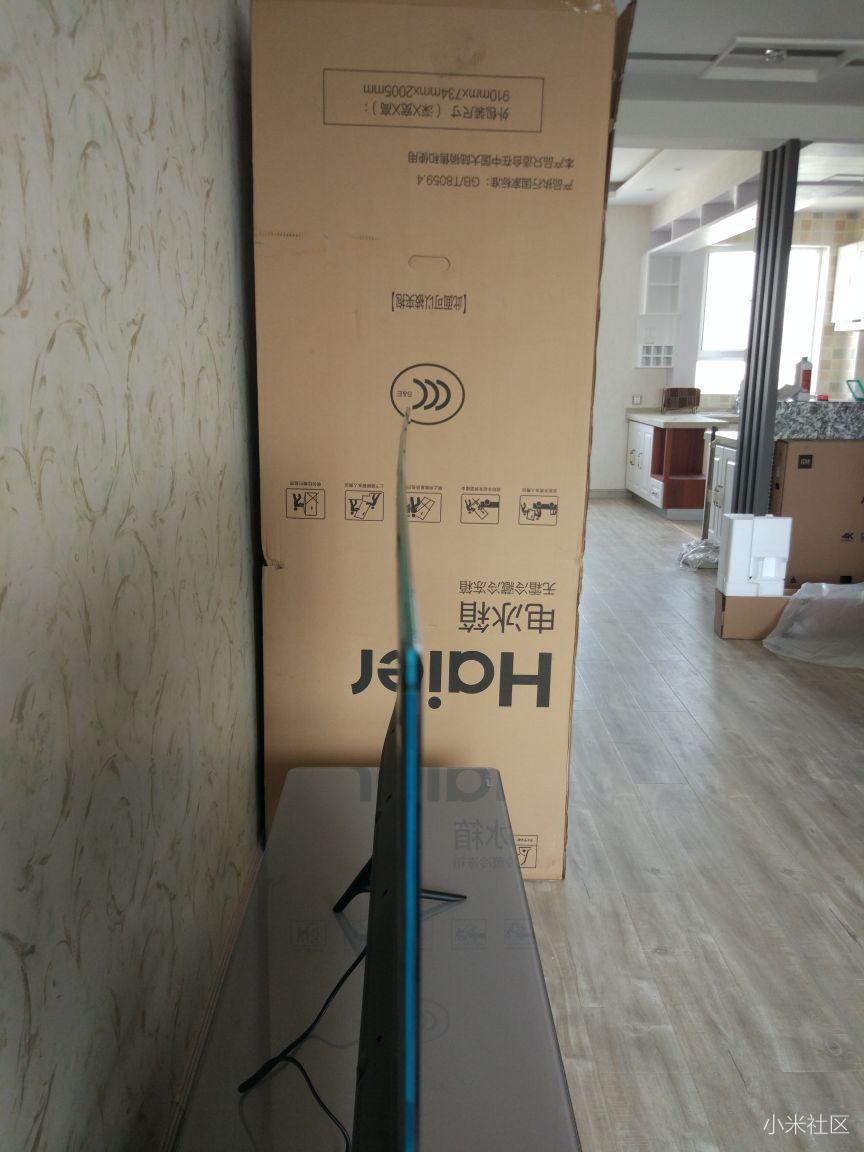 我又悲催了吗?小米电视4 55寸弯了