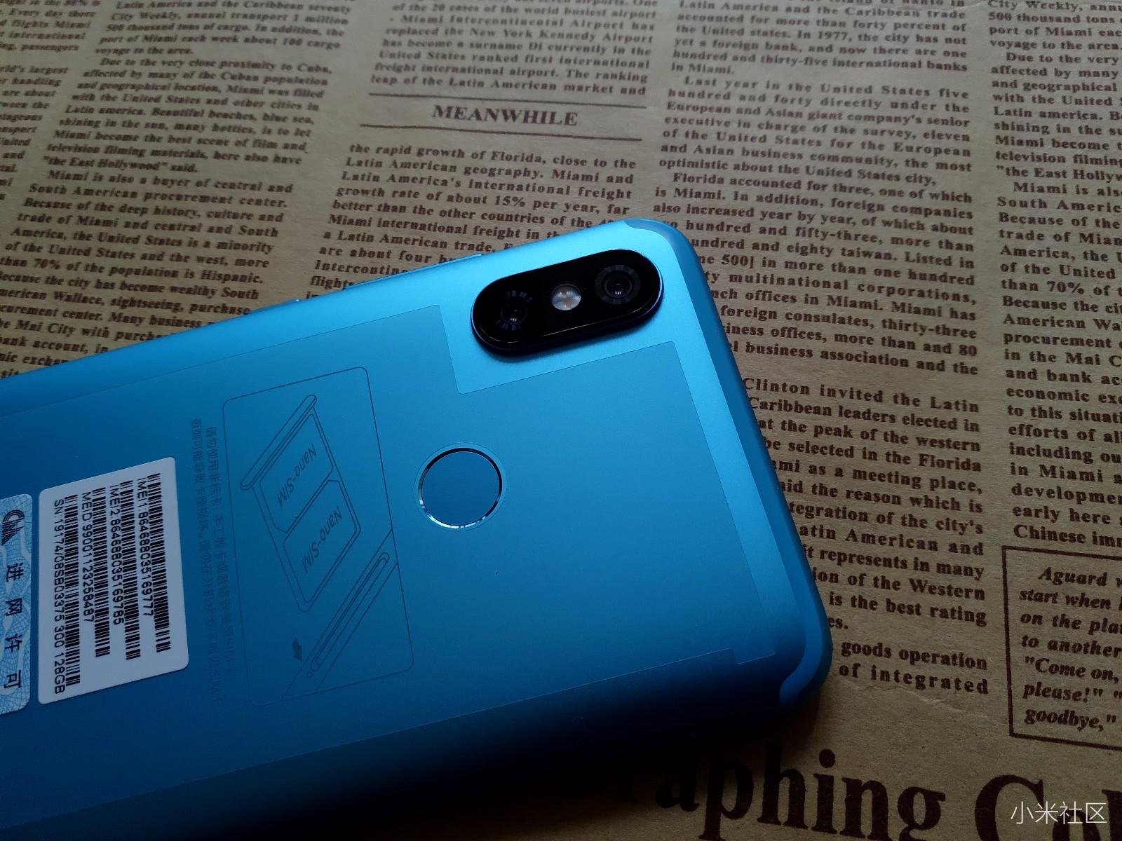 小米6X丨千元冰川蓝少年归来