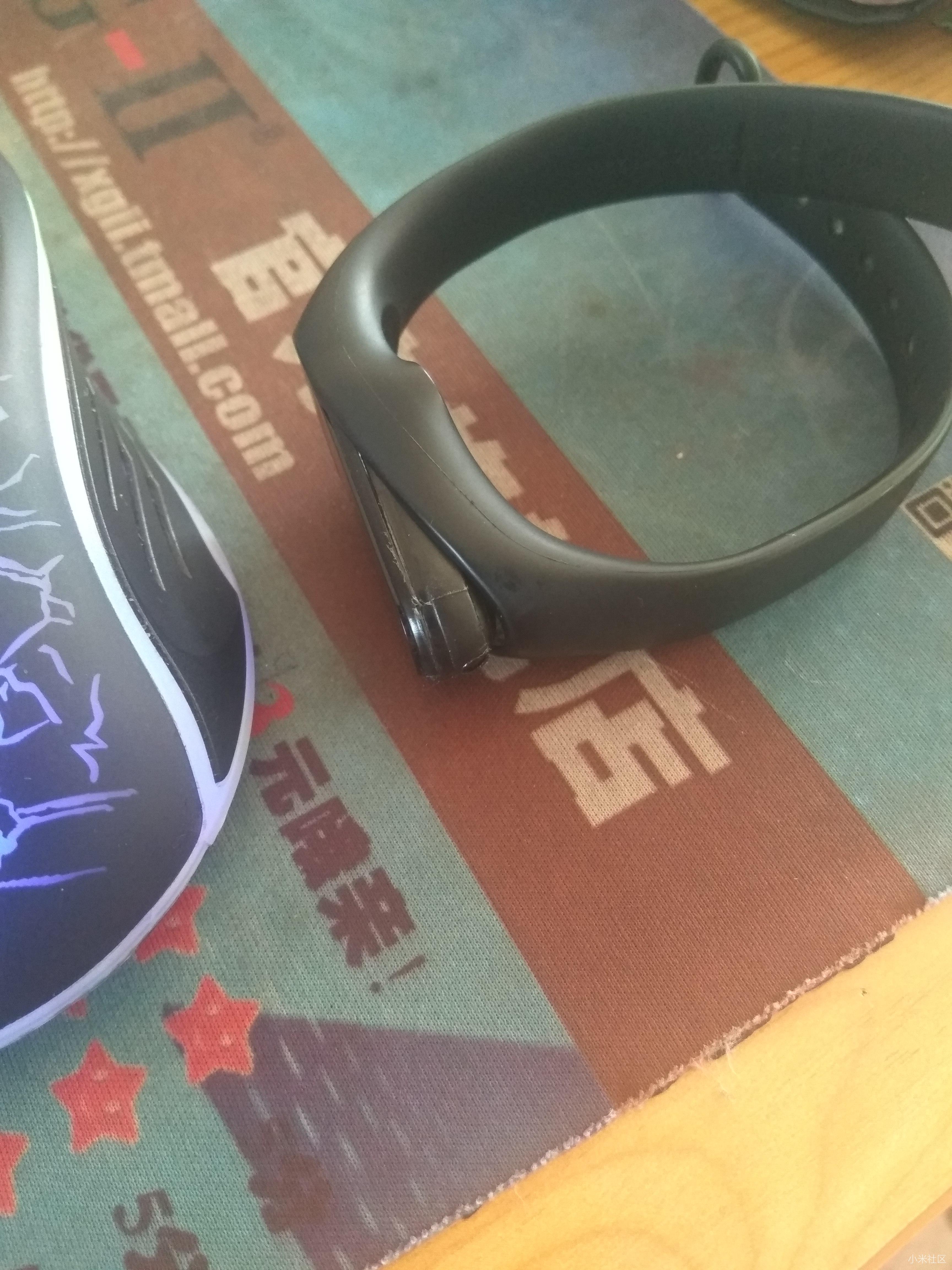 小米手环2腕带脱胶,求官方解决(再买一条这种