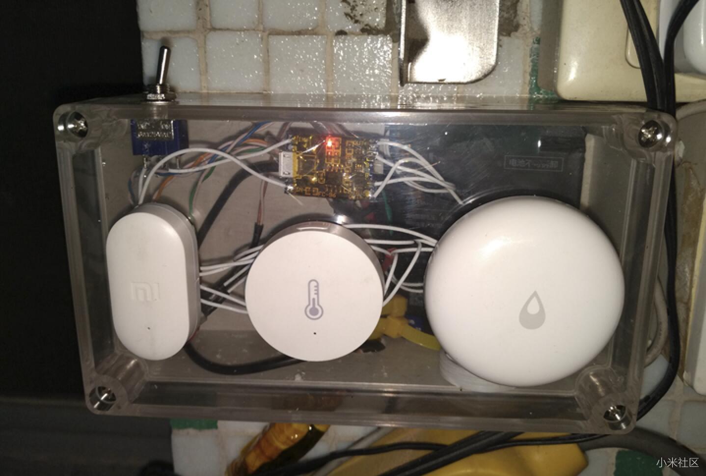 小米水浸传感器另类用法--改雨滴感应器,实现自