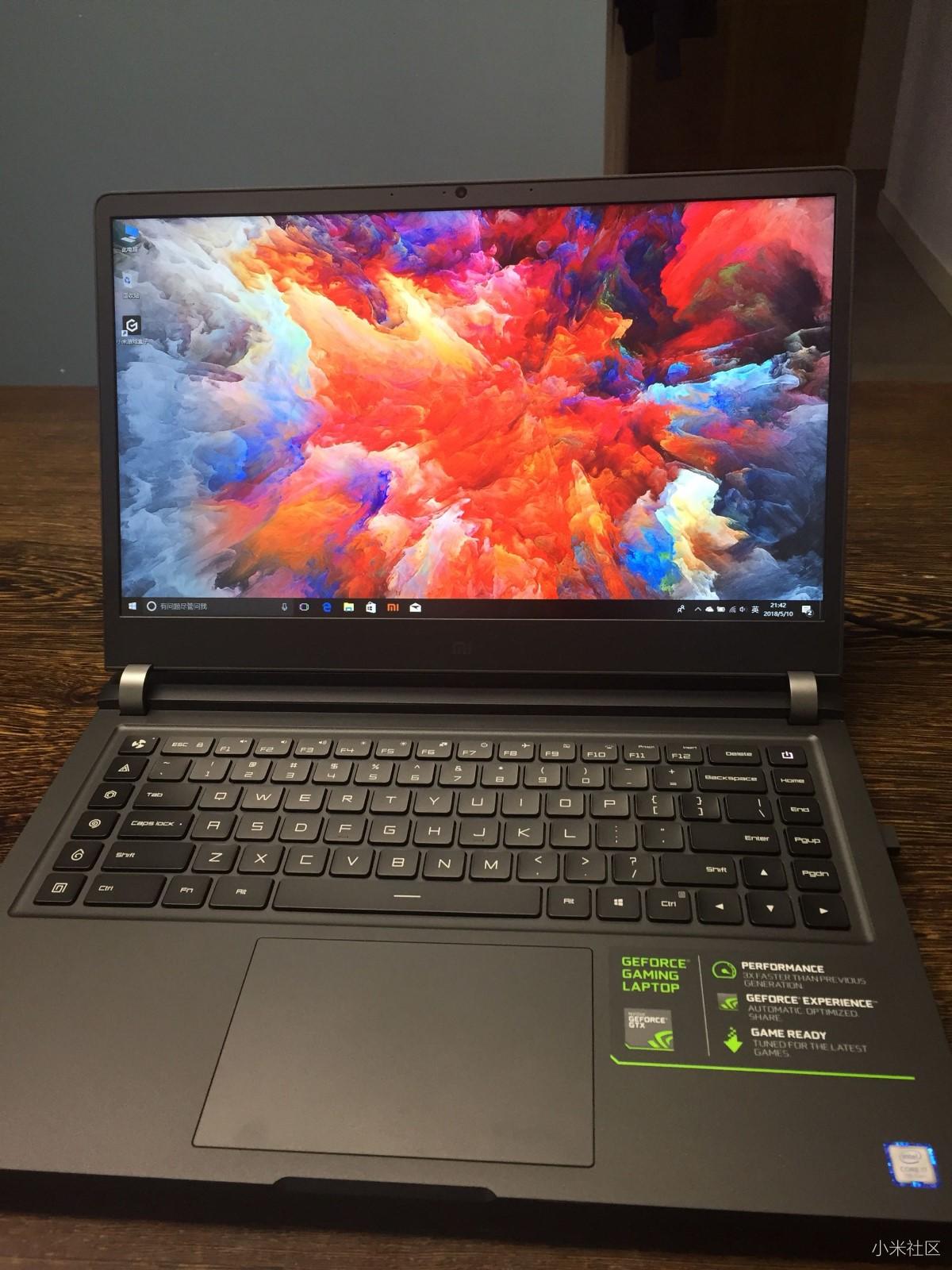 小米顶配游戏本开机以及散热性能测试