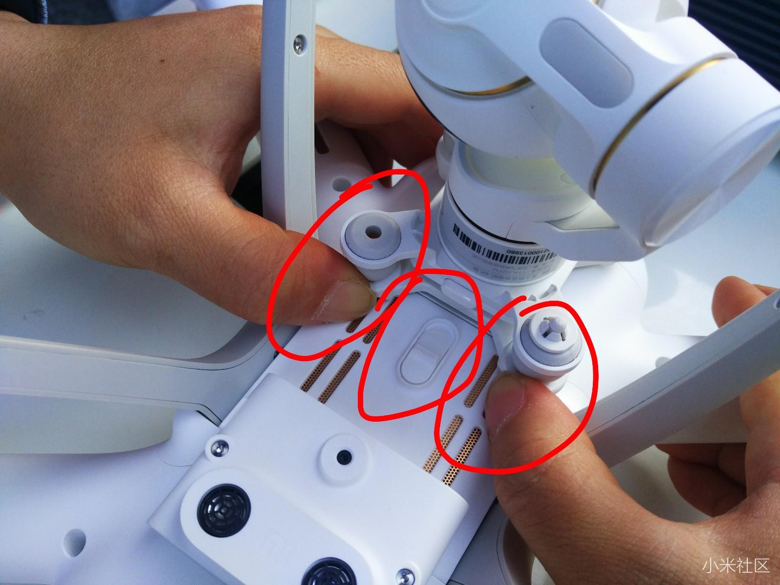 图解 | 教你如何正确的安装、拆卸小米无人机云台