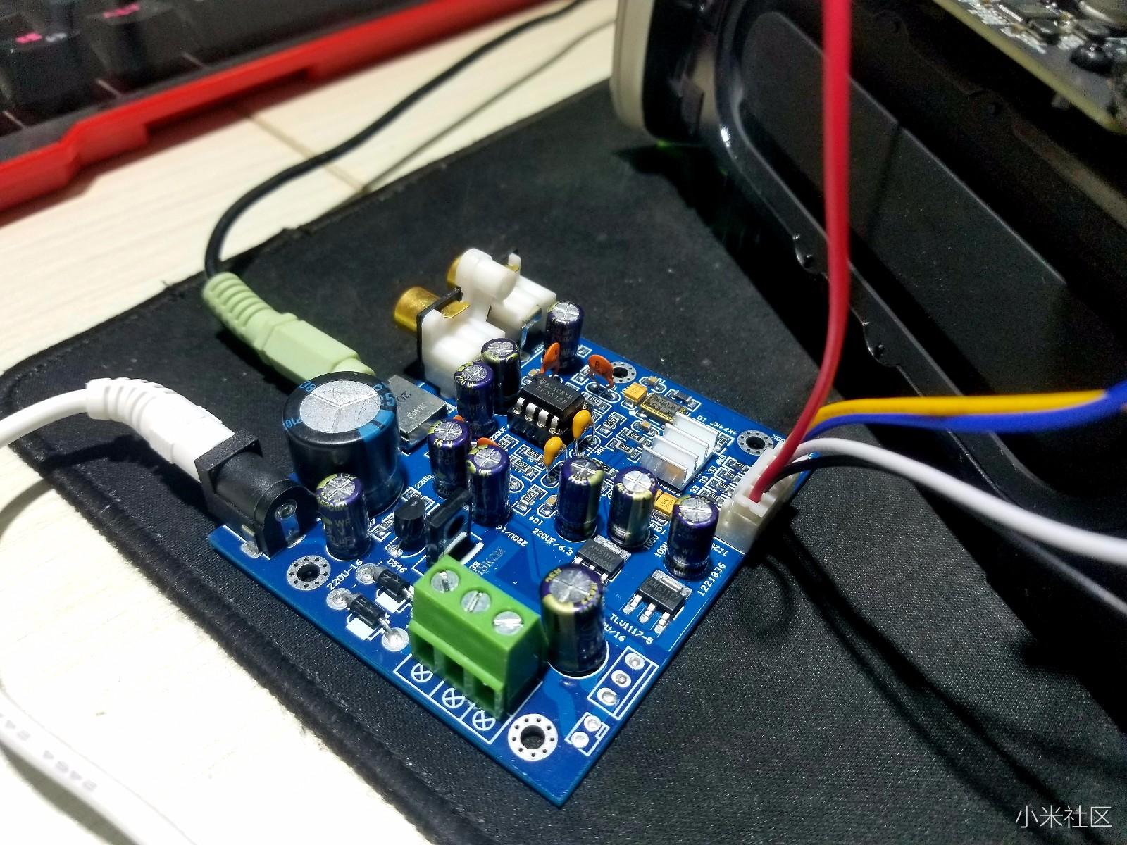 小米AI音箱,小爱同学改接功放音响