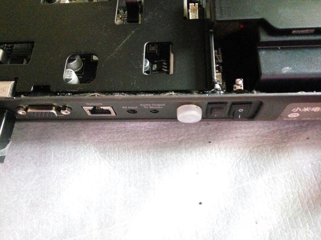 小米电视3加装同轴光纤和音频输出