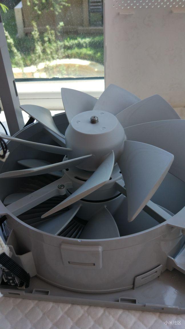 小米空气净化器拆解和清理风扇!