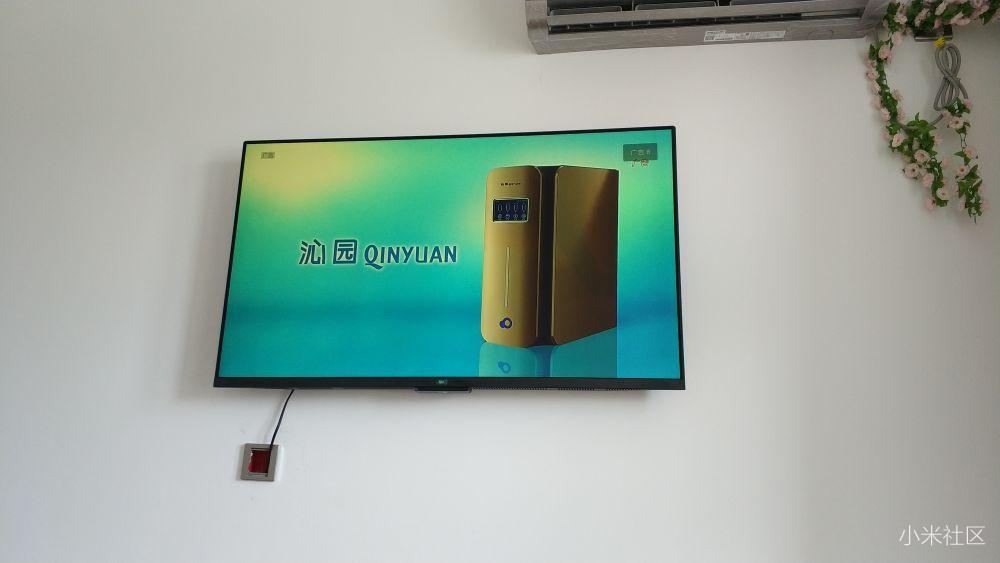 小米电视4,49寸。电视底部发热严重