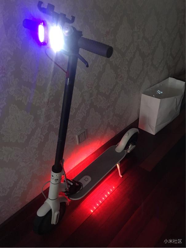 成功解决小米电动滑板车尾灯磨电线问题并附上
