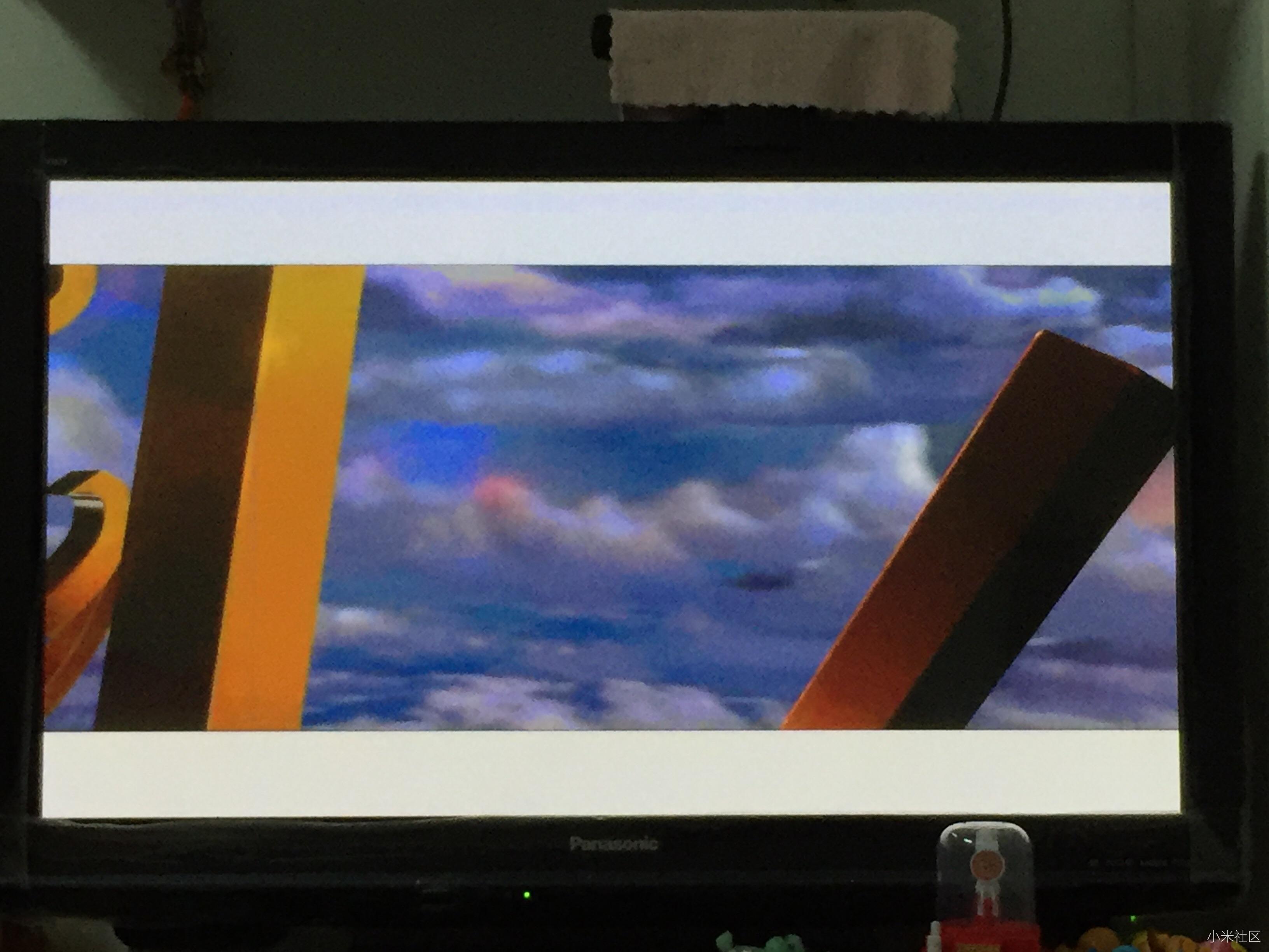 小米盒子 iPhone 优酷app投影到盒子 上下白边