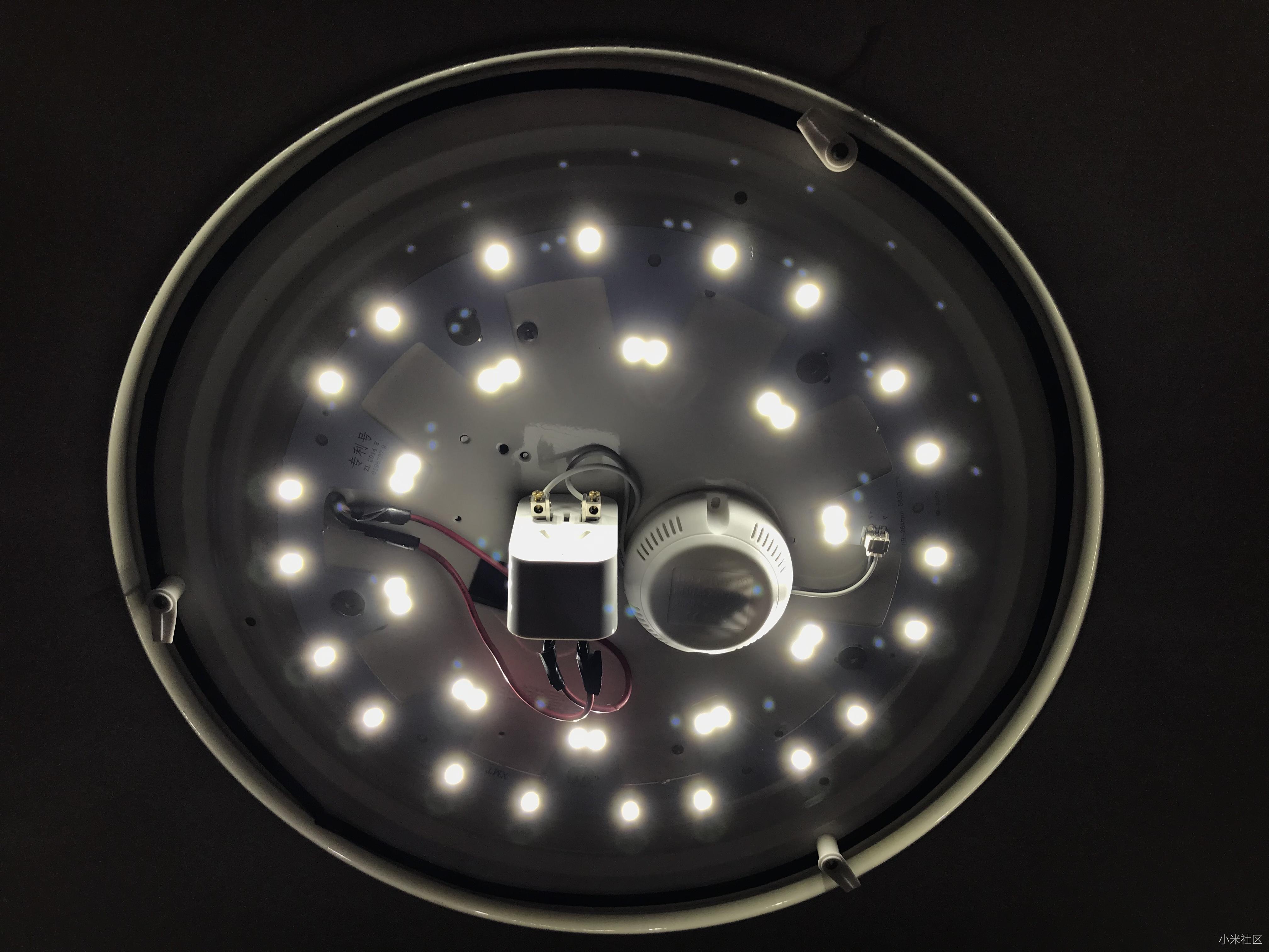 米家智能插座无损改装 普通家用LED吸顶灯\/接