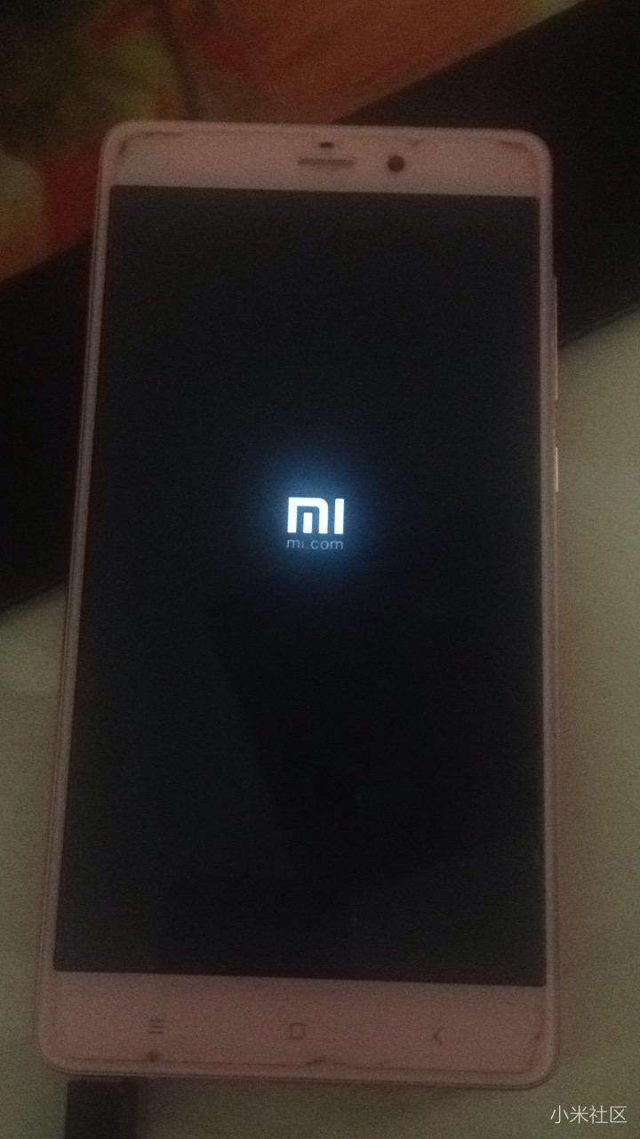 小米NOT手机开不了机一直显示mi