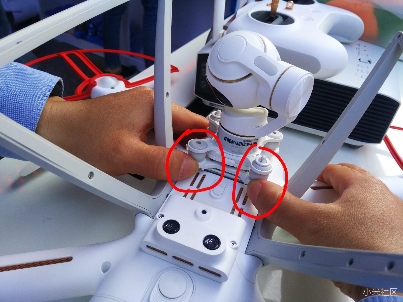 图解 | 教你如何正确的安装、拆卸小米无人机云台