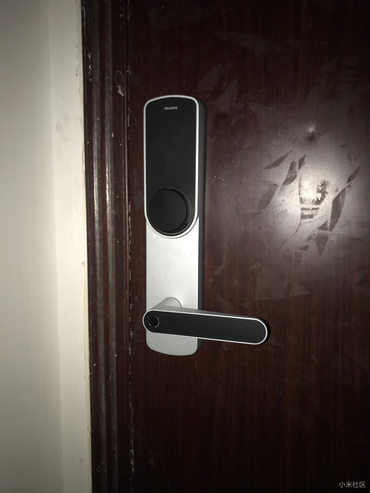 榉树智能锁第一次安装,虽然曲折但是结果很美