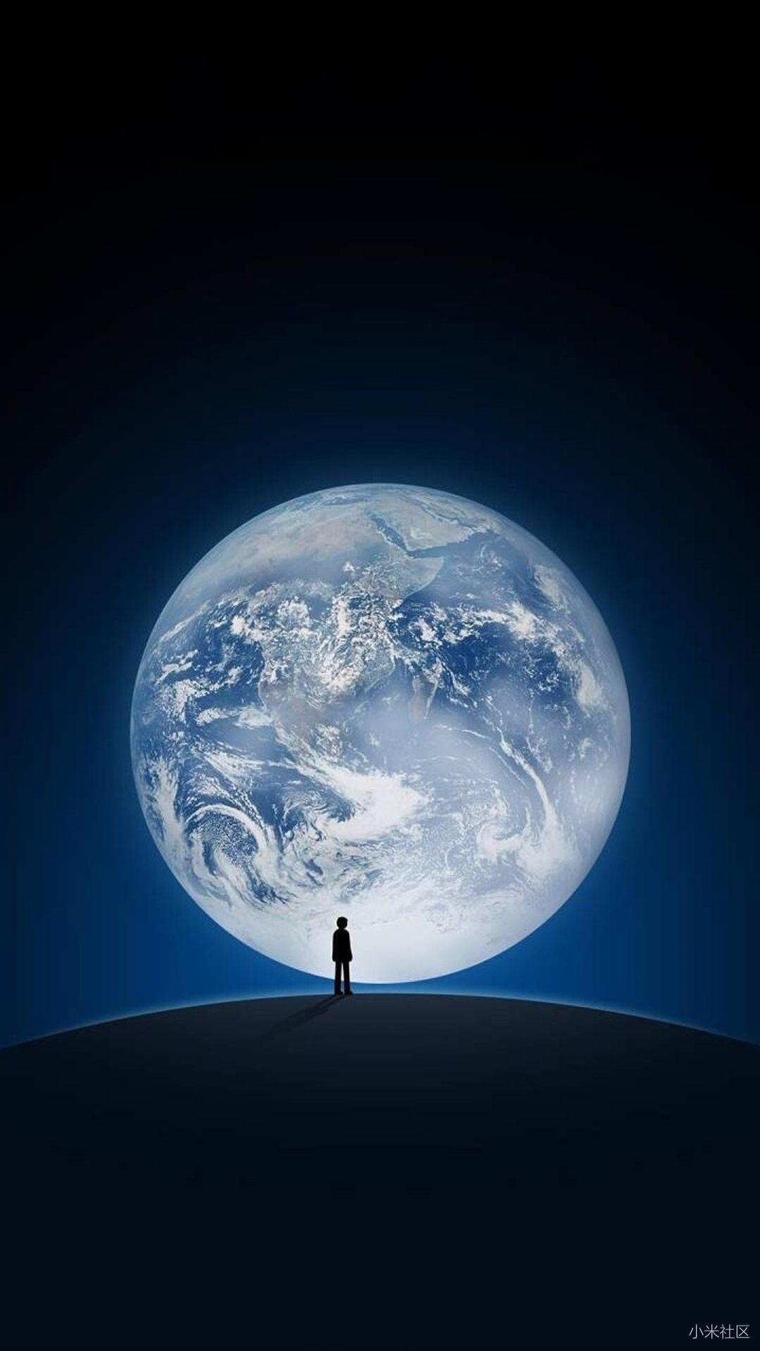 【壁纸分享】创意恶搞微信登录界面地球图片手