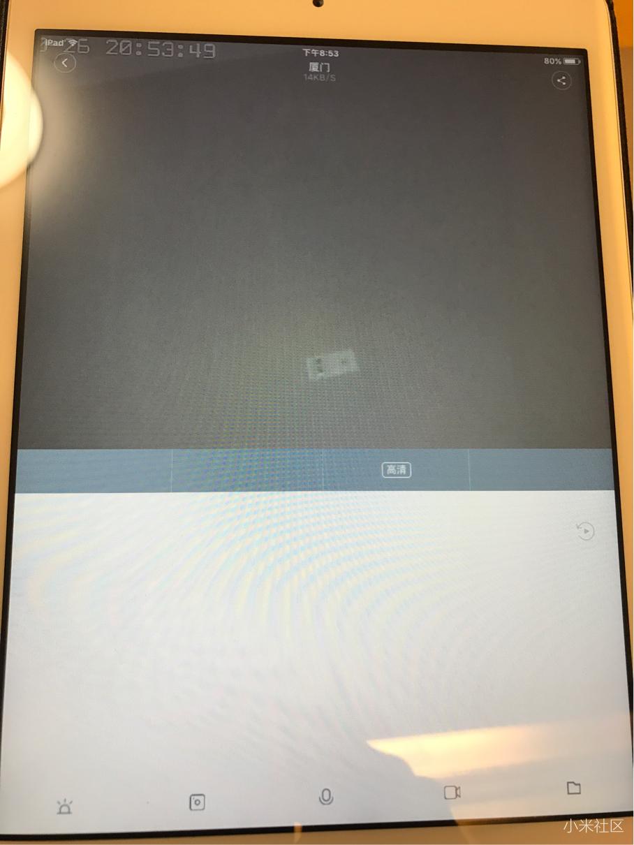 米家智能摄像机云台版,ipadmini1 米家app里不