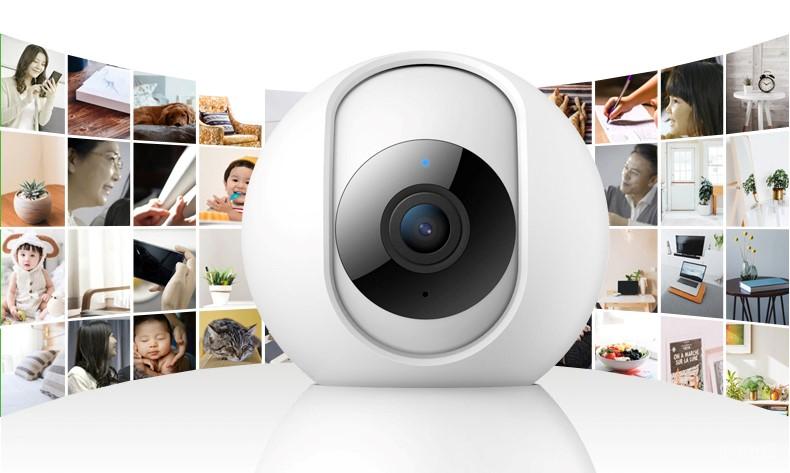 让居家更安全!小白智能摄像头1080P云台版体