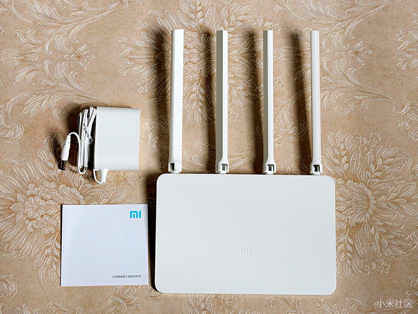 颜值与速度搭配小米路由器3开箱简评