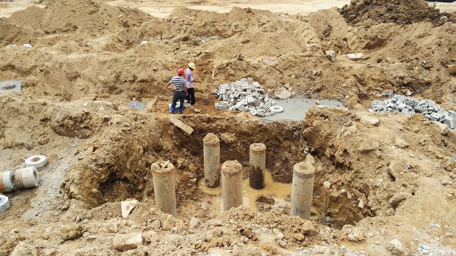 小米note顶配版拍摄,别墅是这样建起来的,地基基础上篇.