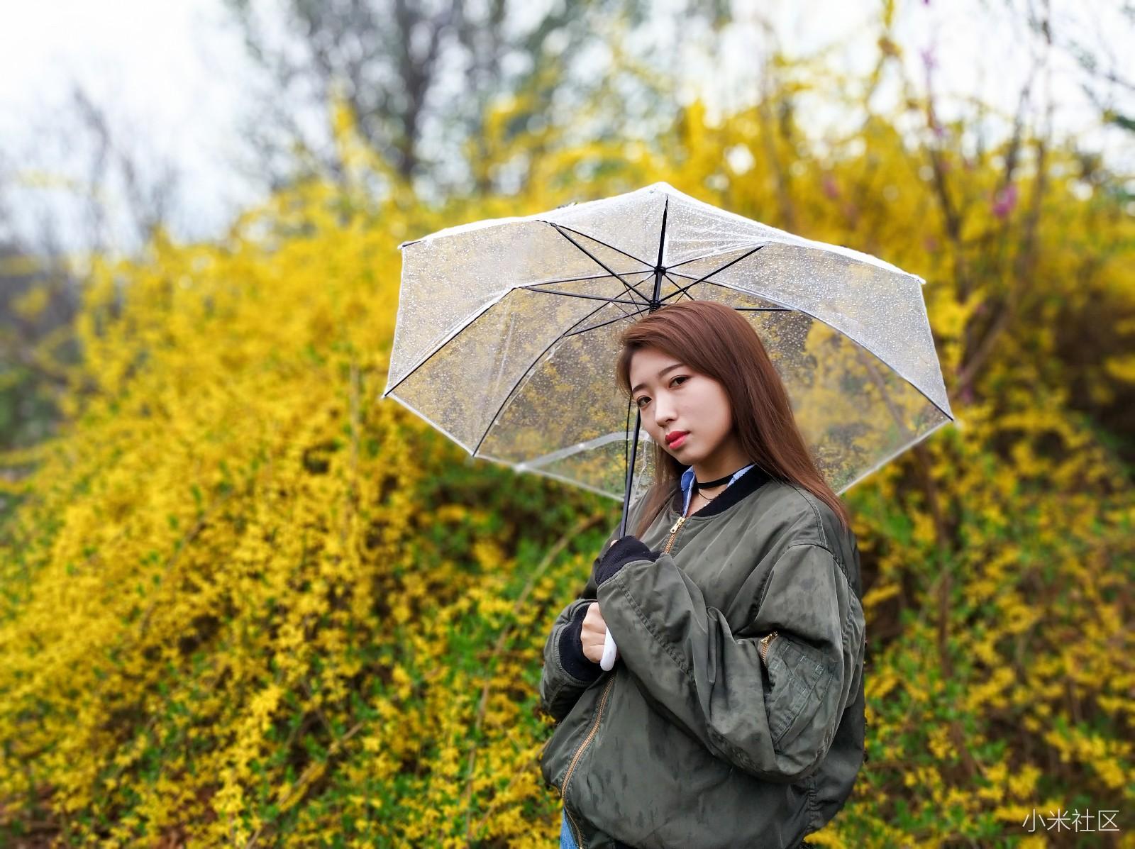 脸部光线很亮,虚化效果也非常赞!