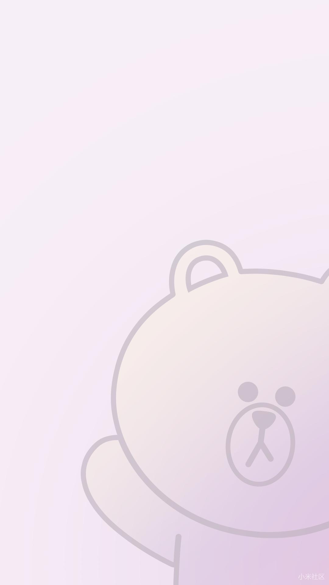 萌动上线—小米9 se 布朗熊定制版主题壁纸下载