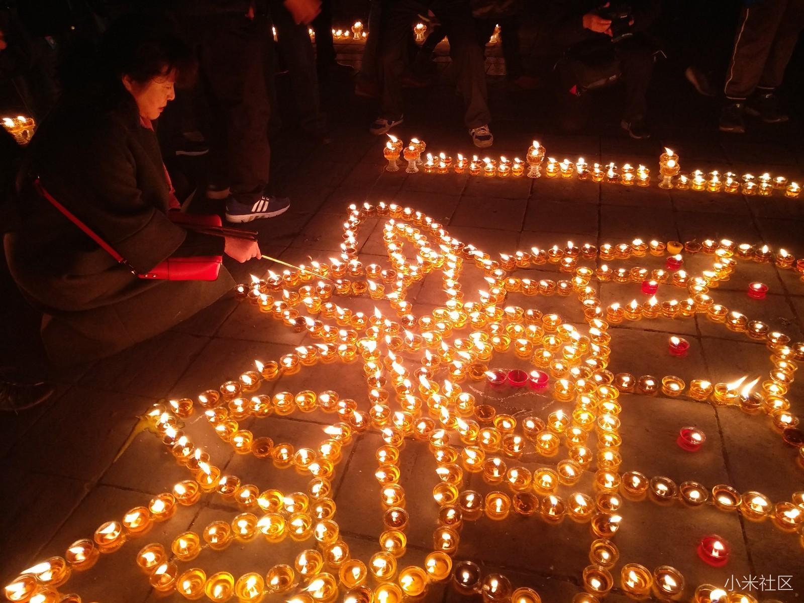 春节jpg西安广仁寺新春燃灯祈福