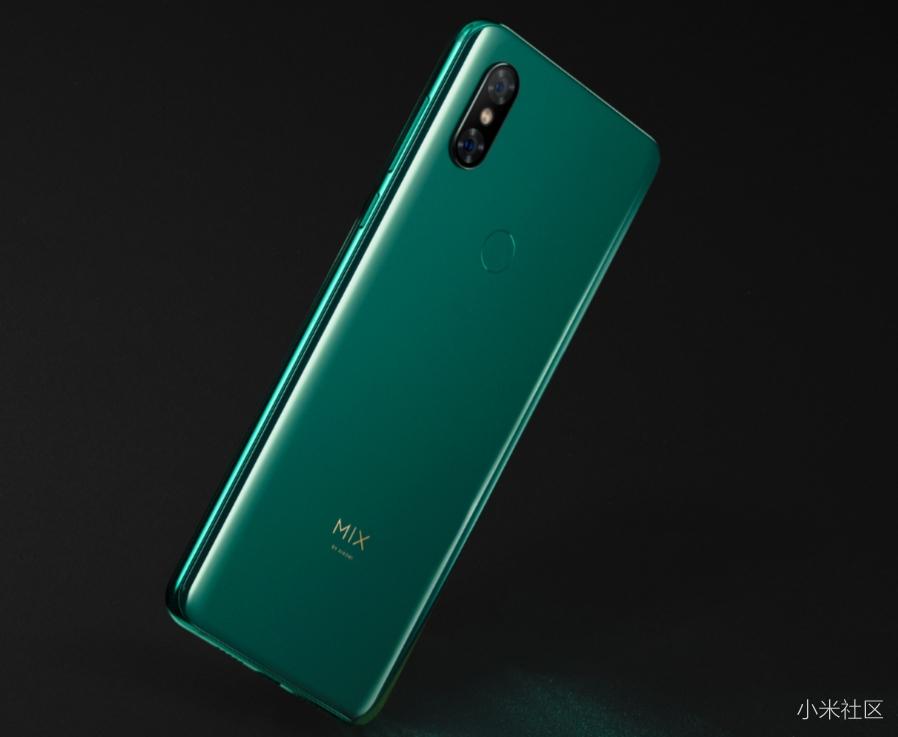 小米mix3天然翡翠色真机美图评鉴